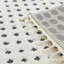 Aubree Dotty Shaggy Cream/Grey Area Rug-1990513