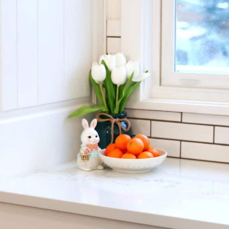 Easter Ceramic Bunny Candy Dish