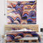 Tapisserie de texture abstraite abstrait montagnes 3D-28496625