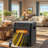 Space Heater With Uvc Air Purification, 1500W/1000W/Eco Mode, Thermostat & Temperature Control, 12-Hour Timer, Led Display, Tip-Over & Overheat Protection, Child Safety Lock, Remote Control, Compact Design