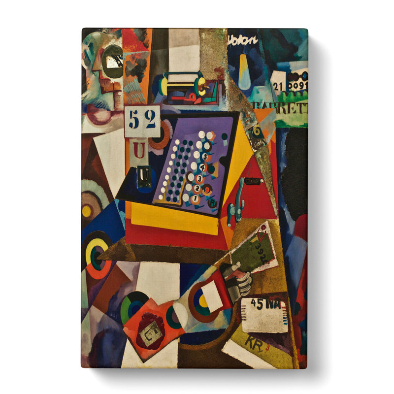 Composition Vol.3 by Amadeo De Souza-Cardoso - Wrapped Canvas, 60cm H x 40cm W x 3cm D