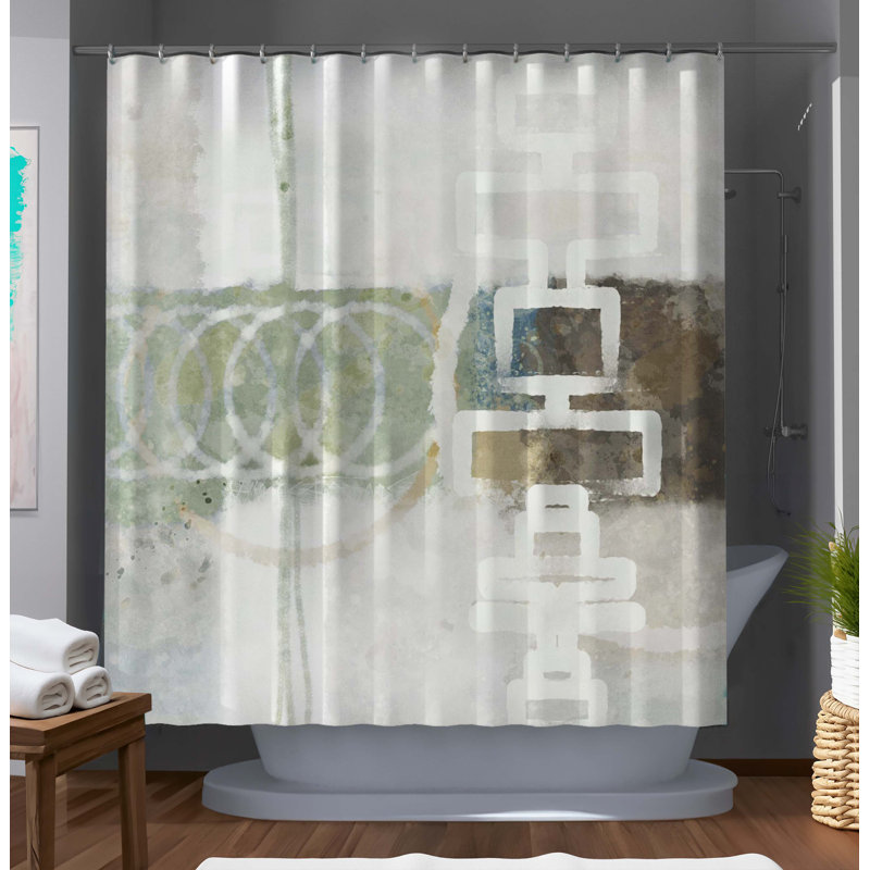 Abstract Shower Curtain