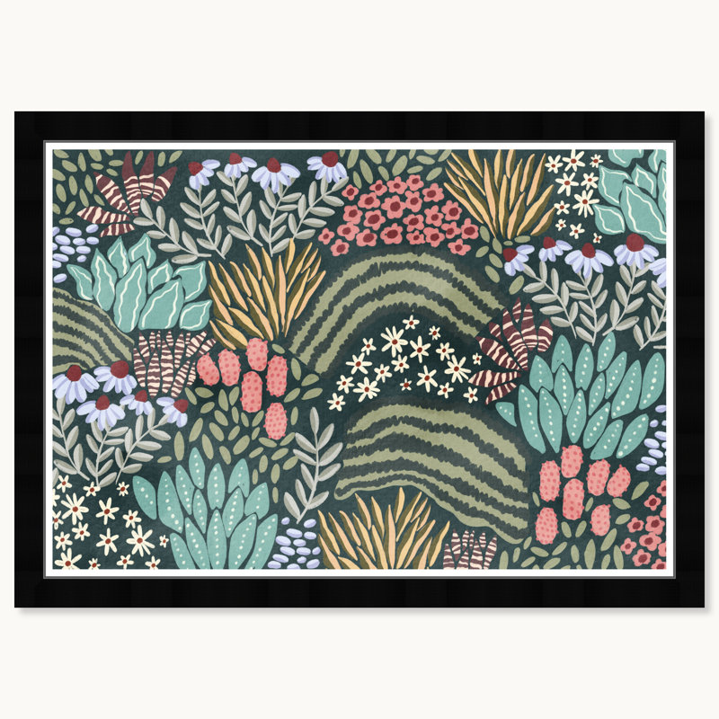 Sentier floral naturel, Cadre noir