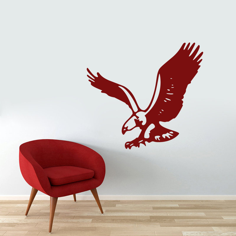 Animals Non-Wall Damaging Wall Decal, Cranberry