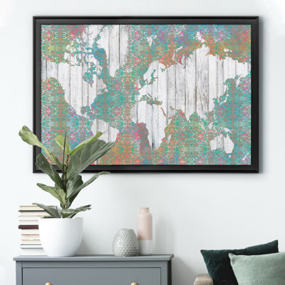 Boho Map I - reproduction de cadre photo