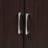 Castleford 6-Shelves With 2-Door Dark Brown Shoe Storage Cabinet, 48.97" H X 23.31" W X 12.33" D