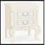 Table de chevet, table de chevet et 2 tiroirs Carved