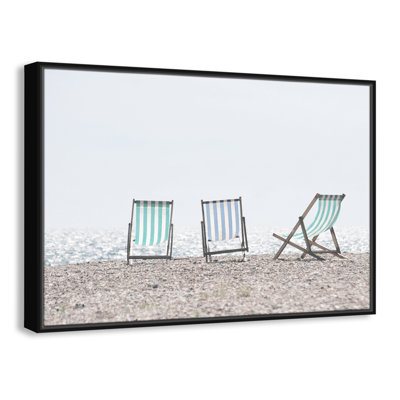 Adriatica Beach Chairs - Photograph Print