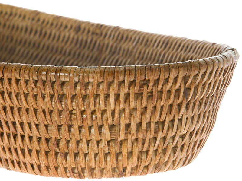 Beachcrest Home™ Everard Bamboo Bread Basket, Honey Brown