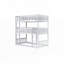 Lit superposé simple en bois d'hévéa-59143836