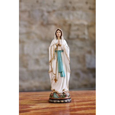 Statue Notre-Dame de Lourdes, figurine décorative Mary