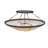 Glass Semi Flush Mount