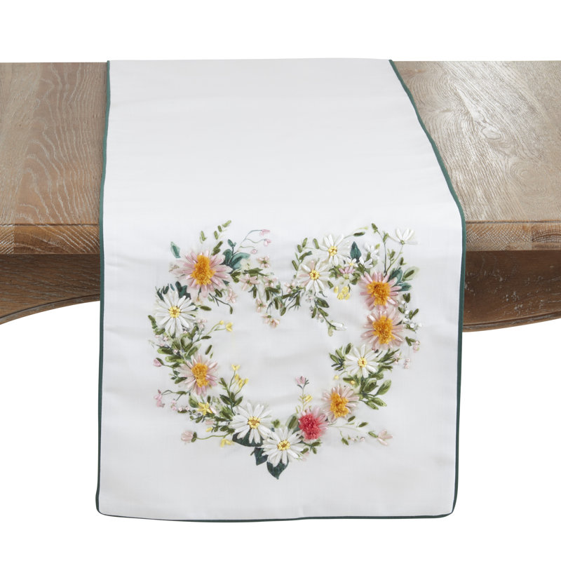 Chemin de table Floral Heart