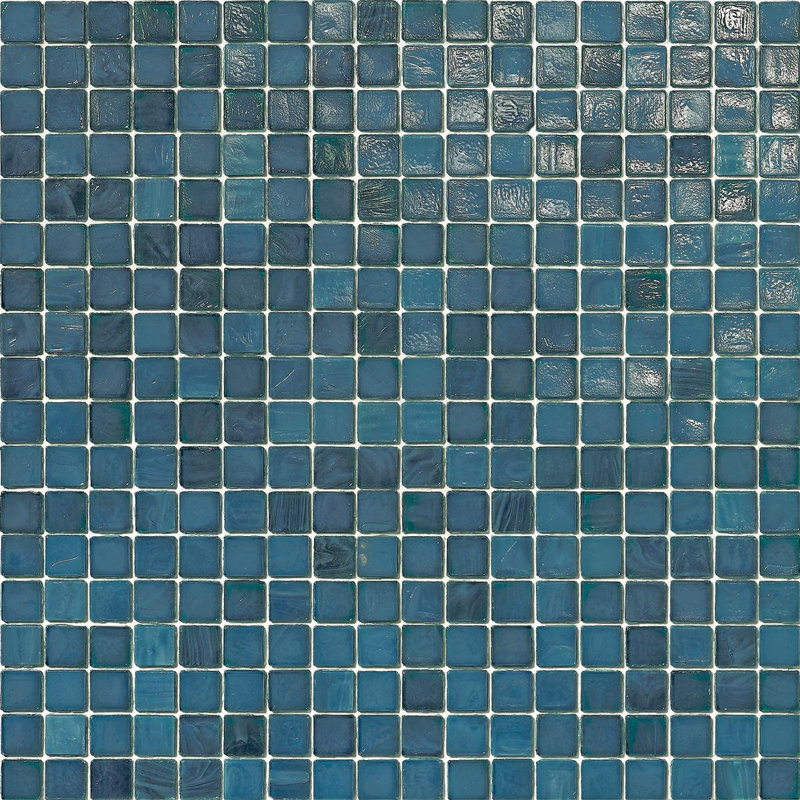 5/8" x 5/8" Glass Mosaic, Turquoise