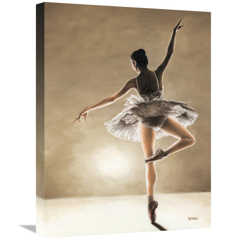 " Dance Away " by Richard Young, Wrapped Canvas, 24" H x 18" W, No Mat