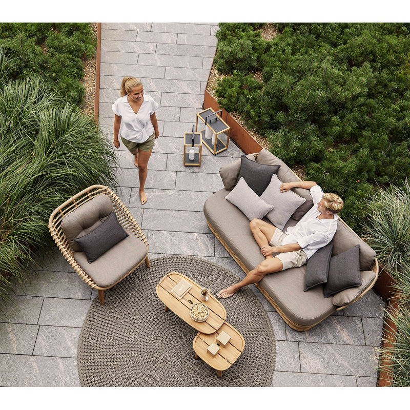 Strington Teak Patio Chair with Cushions