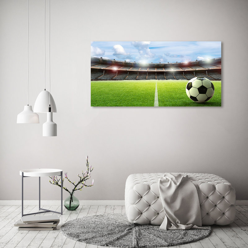 Ball On Turf - Wrapped Canvas Print
