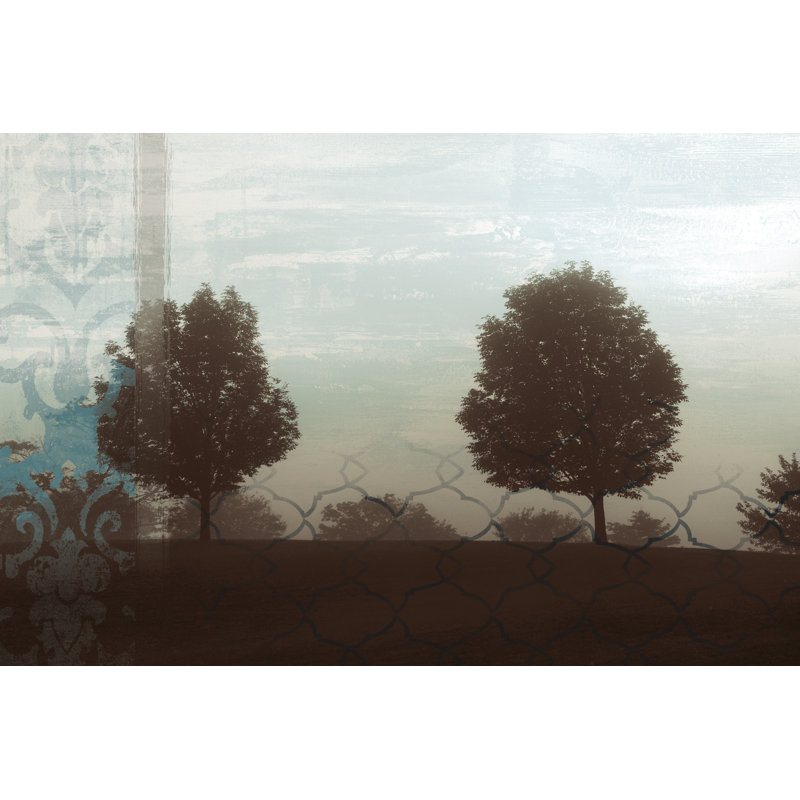 Two Trees And Stuff - Wrapped Canvas Art Prints, 30cm H x 46cm W x 3.8cm D