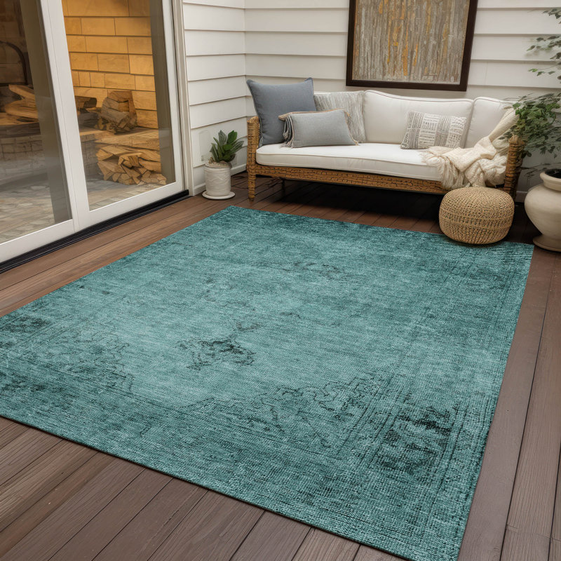 Tapis intérieur / extérieur Nayelin, Rectangulaire 8 pi x 10 pi