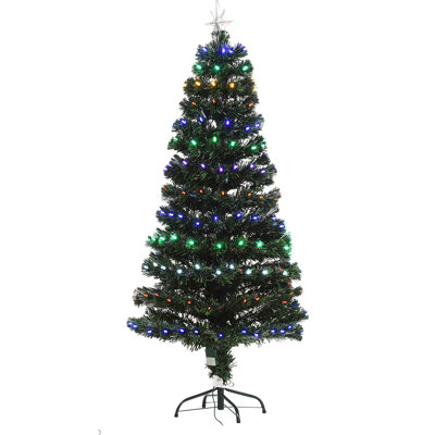 Lighted Artificial Fir Christmas Tree