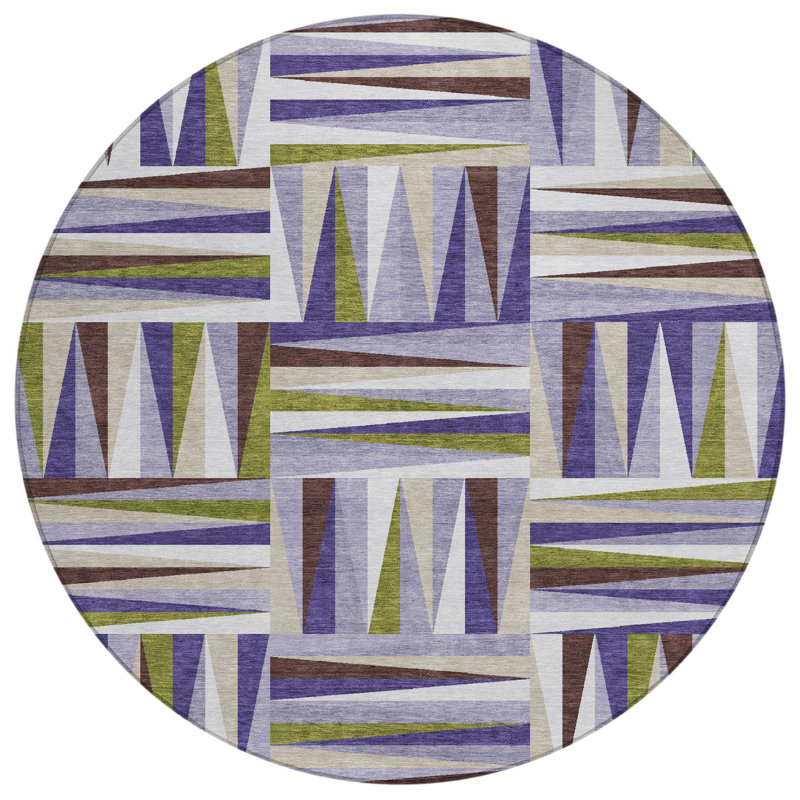 Tapis lavable intérieur / extérieur Azura , 8 pi x 8 pi