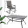 Alyah 6 - Person Metal Patio Dining Set with Rectangular Table