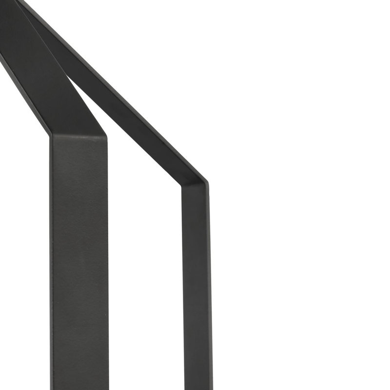Luminaire suspendu 4 lumières Shannetta, Noir mat