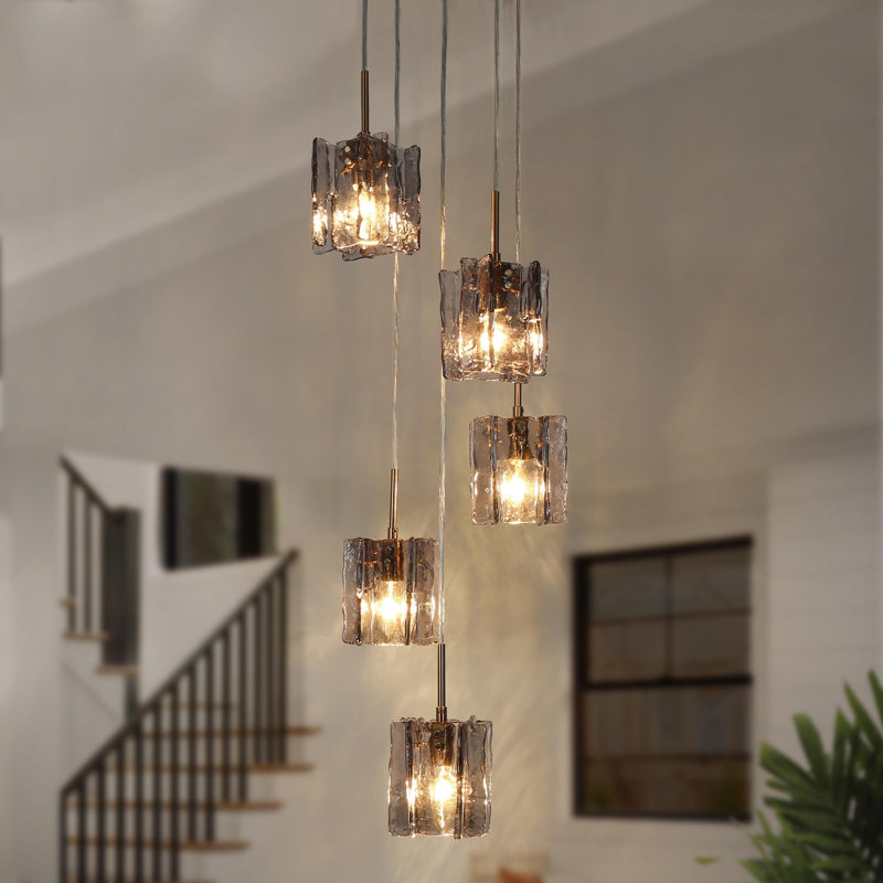 two story foyer chandelier