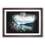 Mountains & Forest By Lake Moraine - Single Picture Frame Print on MDF-56861671-56861672