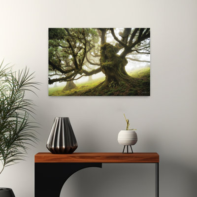 Forest Monster Abstract Contemporary Forest Landscape Art
