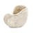 8.5X5.5X6.3 Inches Sand Cement Shell Planter With Textured Beige Surface, Great For Displays Finish And Planter, Complements Modern Home Decor