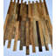 60 po x 4,8 po x 0,6 po en bois récupéré pour murs, planchers et panneaux de plafond, brun de couleurs variées (ensemble de 5)
