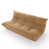 Coffee Brown Microfiber/Microsuede