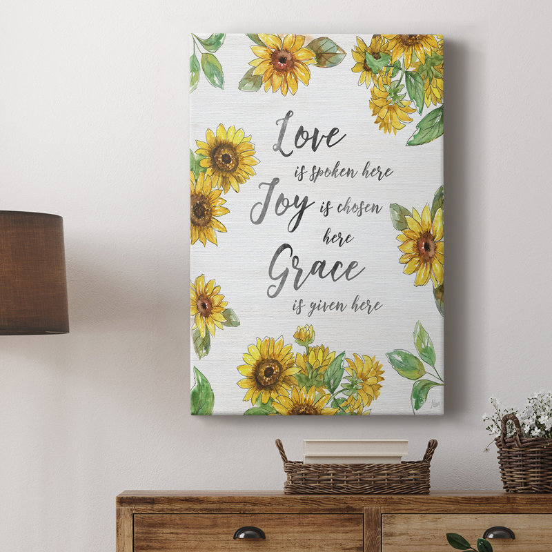 Grace Given Here -Custom Wrapped Gallery Cavas, 27" H x 18" W