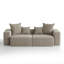 2-Piece Upholstered Corduroy Modular Sectional Sofa  – Fully Compressed, No Assembly Required-1618998669