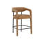 Upholstered Stool with Solid Wood Frame-96097332