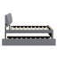 Lit plateforme tapissier avec lit gigogne-1623456792