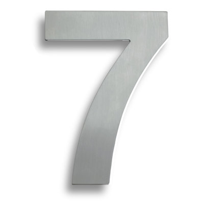 Colindale 18cm H Stainless Steel House Number