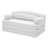 Compression Sponge 2-Seater Micro Corduroy Sofa Bed, Removable Cover Modular Floor Couch(Beige)