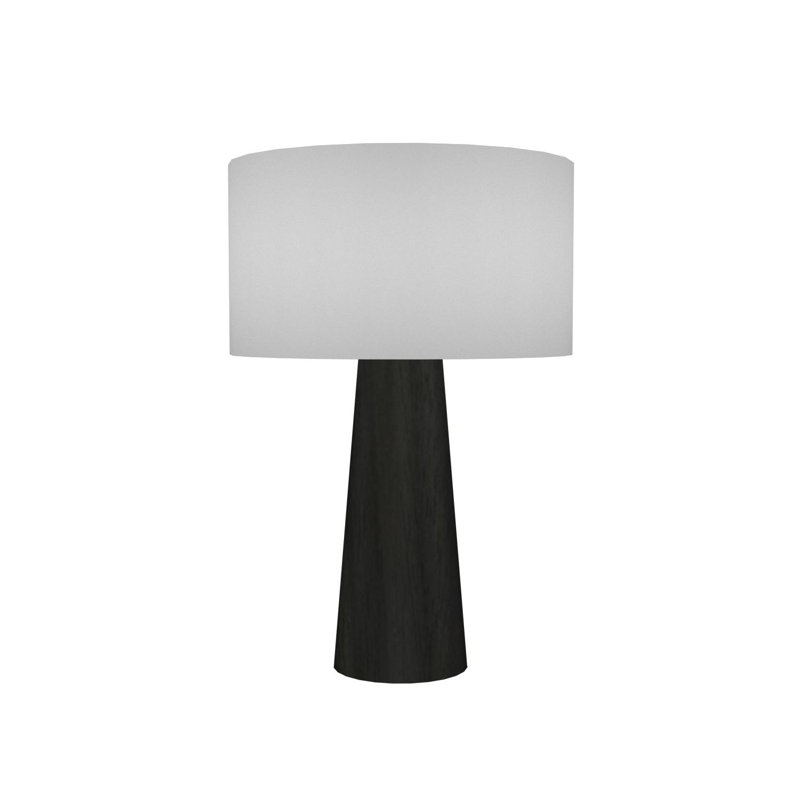 Cônico Desk Table Lamp, Charcoal
