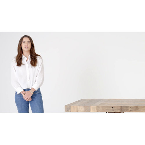 Lafond Extendable Solid Wood Dining Table