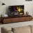 Modern Nut-Brown Solid Wood TV Stands-948930926