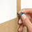 Small Enclosed Cork Bulletin Board w/ Lock & Key