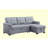 Beuna 83.5" Modern Reversible Sleeper Sectional Sofa with Storage Chaise-346567177