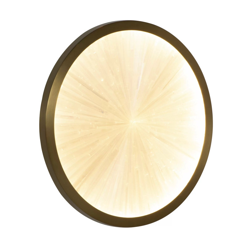 Neptune Sconce, 16" H x 16" W x 2.5" D