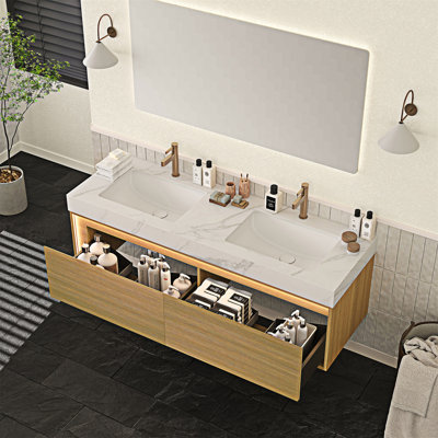 Floating Bathroom Vanity With Sinks
