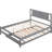 Size Platform Bed With Adjustable Trundle In Gray - Tough Pine Wood Full Size Trundle, And-2120500245