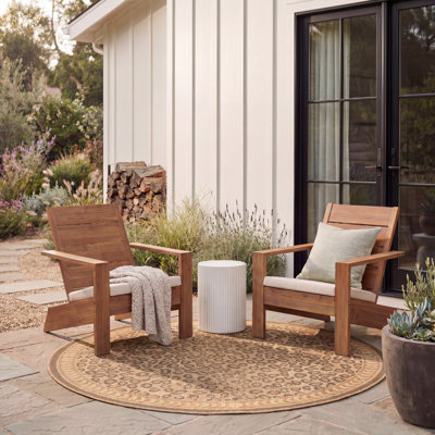 Tapis d'intérieur / extérieur à imprimé animal Colturo Performance