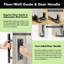 5-in-1 Design 80" Colour Solid Pine Unassembled Door with Black Rustic Installation Hardware Kit-89213785-89213774
