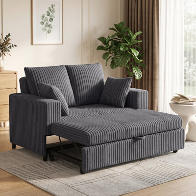 50" Convertible Sleeper Sofa 3-In-1